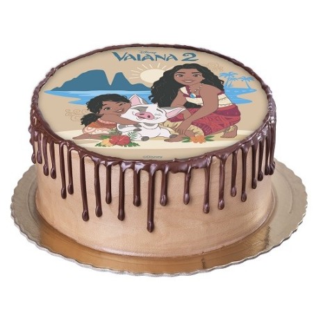 DeKora Wafer Cake Disc Moana 2, 20cm – Gluten-Free & Perfect for Disney Fans 🎂