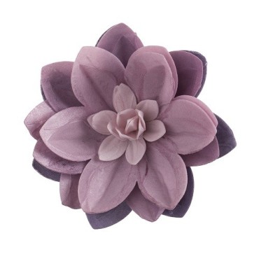 Oblaten-Blume - DeKora 14cm Esspapier Wasserlilie Lila, 1 Stück