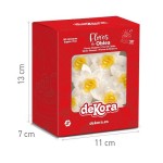 deKora 7cm Esspapier Osterglocken Weiss, 10 Stück deKora 7cm Esspapier Osterglocken Weiss, 10 Stück
