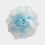 deKora 12.5cm Esspapier Waffelrose Blau, 1 Stück deKora 12.5cm Esspapier Waffelrose Blau, 1 Stück