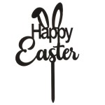 deKora Happy Easter Torten Topper, 16.5x10.5cm deKora Happy Easter Torten Topper, 16.5x10.5cm