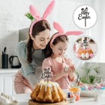 deKora Happy Easter Cake Topper, 16.5x10.5cm deKora Happy Easter Cake Topper, 16.5x10.5cm