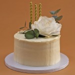 deKora 14cm Bubble Candles Gold, 6 pcs