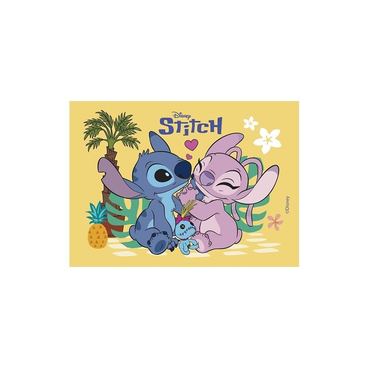 deKora Wafer Cake Disc Angel & Stitch – Gluten-Free & Perfect for Disney Fans 🎂