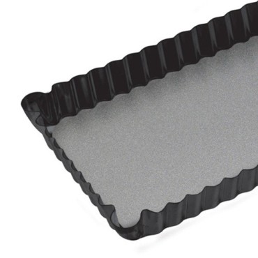 Master Class Rectangular Tart Tin – 36x13 cm | Perfect for Quiches & Tarts
