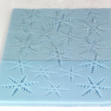 Embossing Mat Snowflake - PME Impression Mat Snowflake Design 150 x 305mm – Perfect Snowflake Patterns for Winter and Frozen The