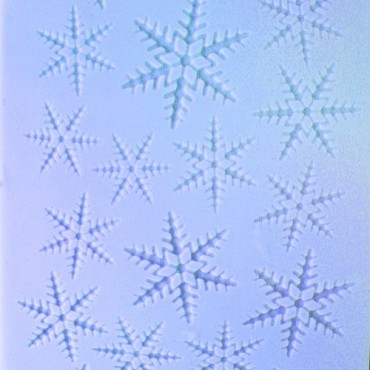 Embossing Mat Snowflake - PME Impression Mat Snowflake Design 150 x 305mm – Perfect Snowflake Patterns for Winter and Frozen The