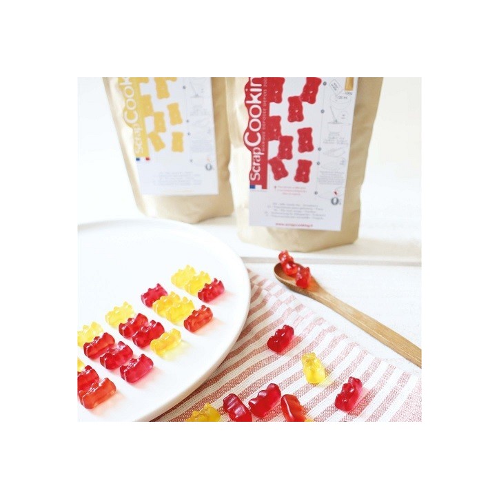 ScrapCooking Lemon Flavored Gummy Bear Mix 🍋 – Make Delicious Lemon Gummy Bears at Home!