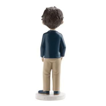 🎂 deKora Communion Cake Topper – Communion Boy with Red Tie