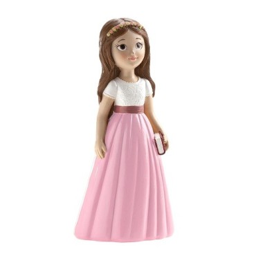 🎂 deKora Mädchen Cake Topper – Kommunion, Konfirmation & Sweet 16 (16cm)
