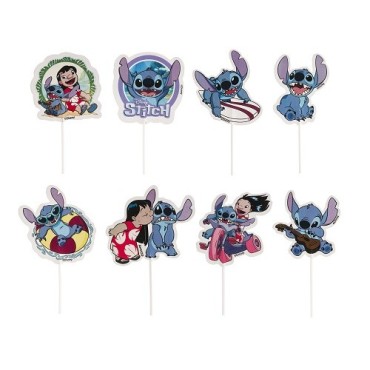 Dekora Disney Stitch Cupcake Toppers, 16 pcs