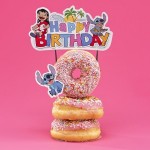DeKora Disney Lilo & Stitch Happy Birthday Cake Topper, 17.5cm