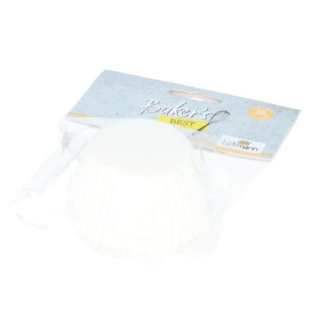 Birkmann Cupcakeförmchen Weiss 100 Stk. – Muffinpapier Ø 7cm