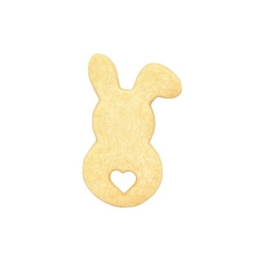 Birkmann Bunny Cookie Cutter 7.5 cm – with Heart Tail Cutout