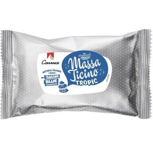 Carma Rollfondant Sailing Blue Massa Ticino Tropic Sugarpaste, 250g