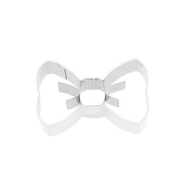 Birkmann Bow Cookie Cutter with Embossing – 6x3.5cm