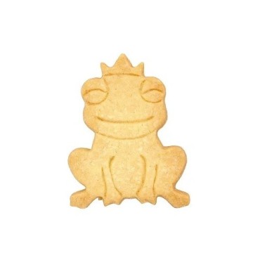 Birkmann Embossed Frog Prince Cookie Cutter 6.5 cm
