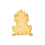 Birkmann Kiss the Frog Cookie Cutter with Imprint, 6cm