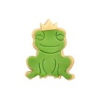 Birkmann Kiss the Frog Cookie Cutter with Imprint, 6cm
