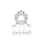 Birkmann Kiss the Frog Cookie Cutter with Imprint, 6cm