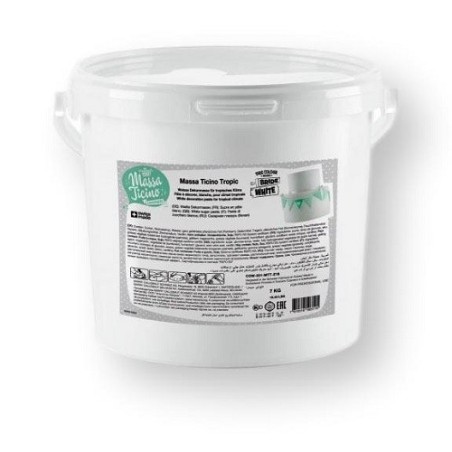 Massa Ticino Tropic Bride White Rollfondant 7kg – Profi-Fondant für Torten & Cupcakes