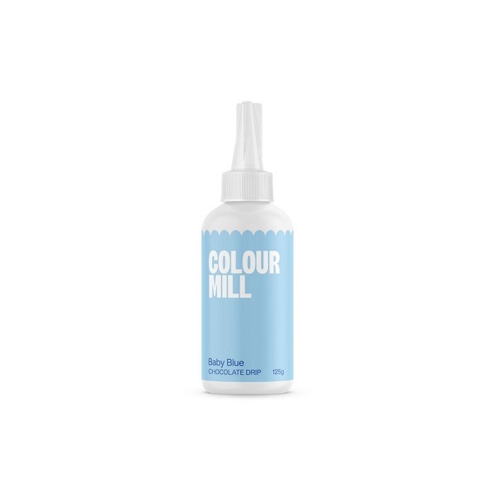 Colour Mill Choco Drip Baby Blau – Pastellblaue Drip-Schokolade, 125g | Halal geeignet