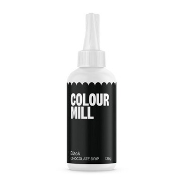 Colour Mill Choco Drip Schwarz – Schwarze Drip Schokolade 125g | Halal geeignet