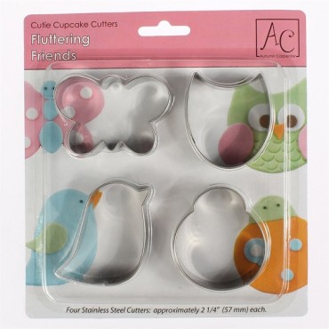 Autumn Carpenter Designs Fluttering Friends Cookie Cutter Set