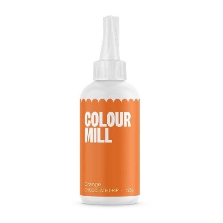 Colour Mill Choco Drip Orange 125g – Leuchtend orange Schokoladenglasur für Drip Cakes