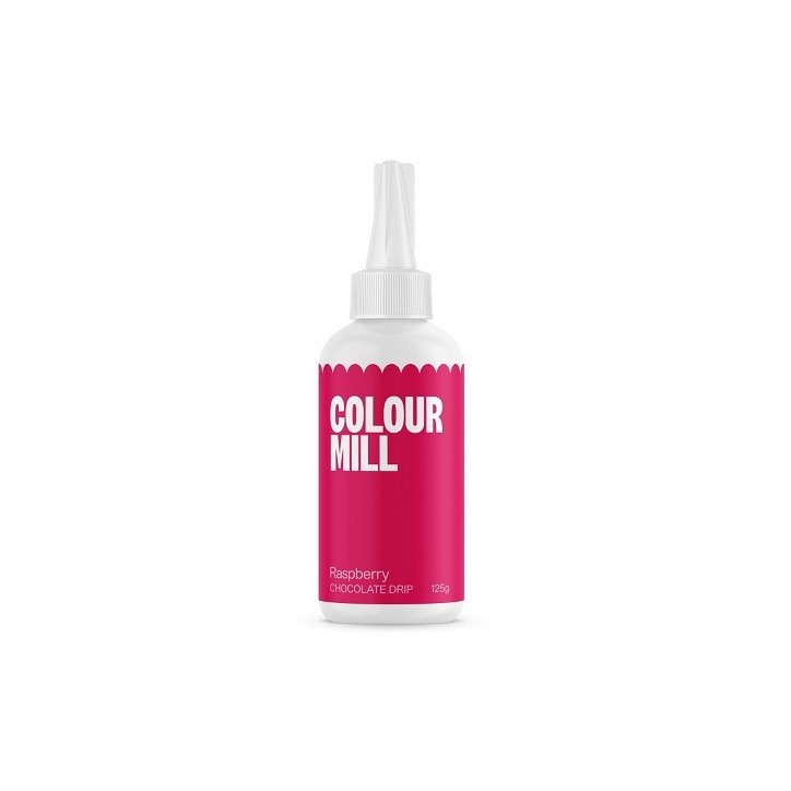 Colour Mill Choco Drip Raspberry 125g – Bright Pink Chocolate Drip for Cakes & Treats