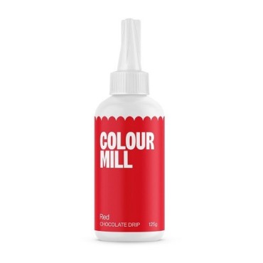 chocolate flavor glaze red, Red Drip - Colour Mill Choco Drip Red, 125g
