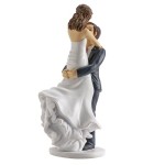 DeKora Wedding Cake Topper Bride in his Arms, 18cm