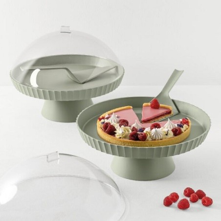 Forest Medium Tortenplatte mit Haube & Schaufel – BlimPlus Cake Stand Agora