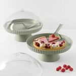 BlimPlus Agora Forest Medium Cake Stand with Dome 30cm BlimPlus Agora Forest Medium Cake Stand with Dome 30cm