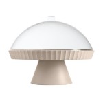 BlimPlus Agora Moka Grey Cake Stand with Dome 30cm