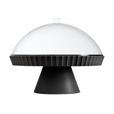 BlimPlus Cake Stand Carbon Black with Dome & Server – 30cm | Made in Italy