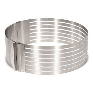 Patisse Adjustable Cake Slicer Ø24–30cm – Stainless Steel Layer Cutter