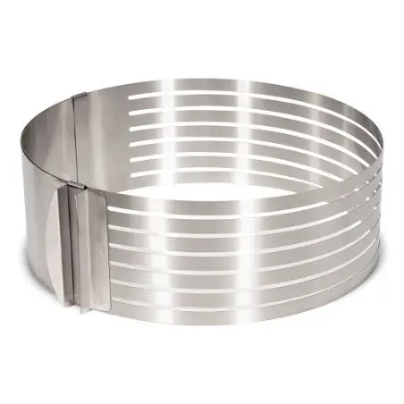 Patisse Adjustable Cake Slicer Ø24–30cm – Stainless Steel Layer Cutter