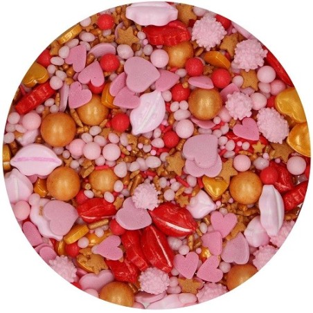 FunCakes 3D Sprinkle Medley Secret Valentine Streudekor, 70g
