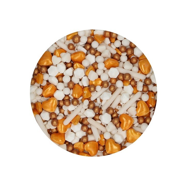 FunCakes 3D Sprinkle Medley Wedding Bells, 70g
