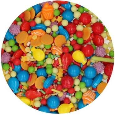 FunCakes 3D Sprinkle Medley Birthday Bash, 70g