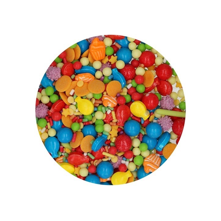 FunCakes 3D Sprinkle Medley Birthday Bash, 70g