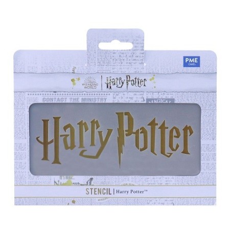 PME Harry Potter Torten-Schablone – Offizielles Logo | 150x55 mm