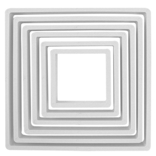 PME 6-pcs Square Cutter Set 46-126mm
