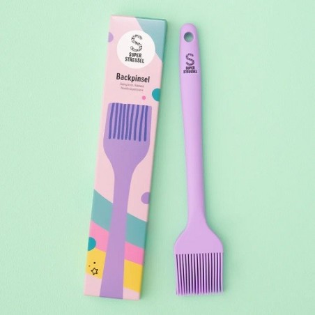 SuperBaking Brush Lilac – Silicone Baking Brush by Super Streusel