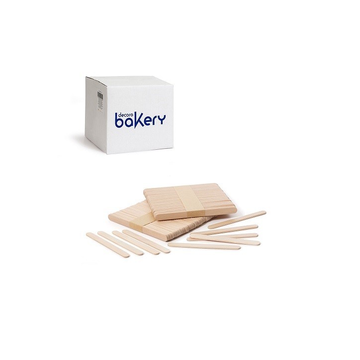 Decora Glace Holzstiele 10x93mm – 2400 Stück | Buchenholz | Für Eis & Süsses am Stiel Decora Glace Holzstiele 10x93mm – 2400 Stück | Buchenholz | Für Eis & Süsses am Stiel