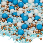 FunCakes Soft Pearl Mix Blue Celebration Streudekor, 80g