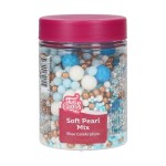 FunCakes Soft Pearl Mix Blue Celebration Streudekor, 80g