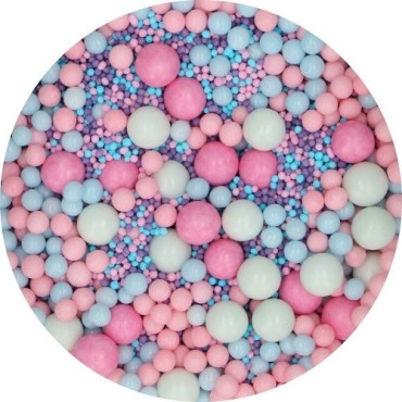 FunCakes Soft Pearl Mix Bubblegum Pop Streudekor, 80g