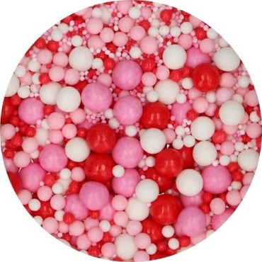 FunCakes Soft Pearl Mix Crazy in Love, 80g– Sprinkle Decoration